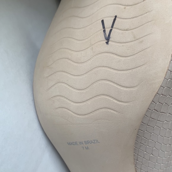 Matisse Melaney Ivory/Taupe Snake Open-Toe Bootie EUC!! Size 7 - Picture 6 of 14